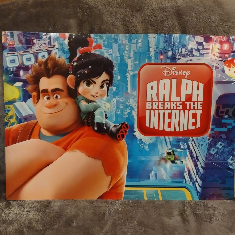 Ralph Breaks the Internet Disney Lithograph Prints.